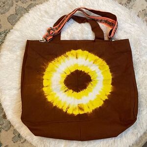 Free People - Canvas Tote with boho straps